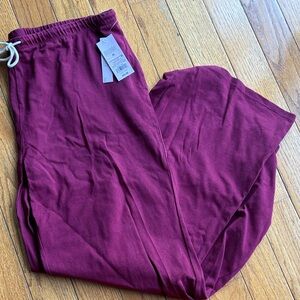 Wild Fable Burgundy Track Pants